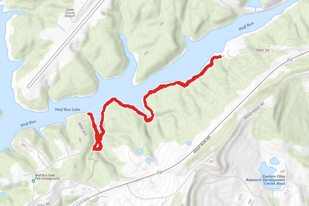 Wolf Run Lakeview Trail