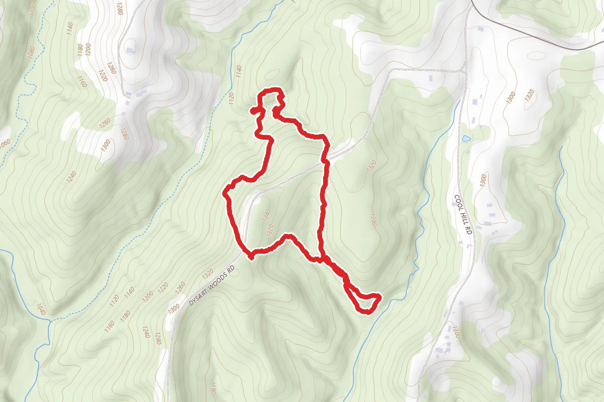 Dysart Woods Red and Blue Loop