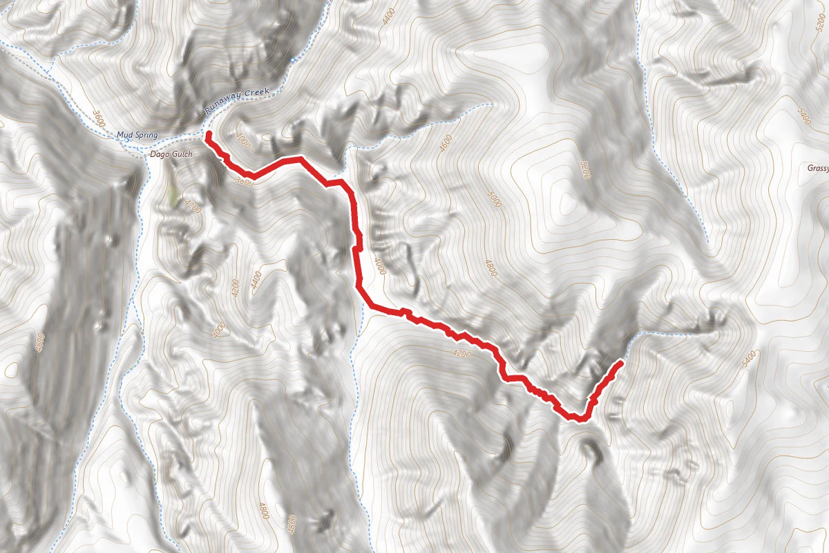 Upper Leslie Gulch Trail