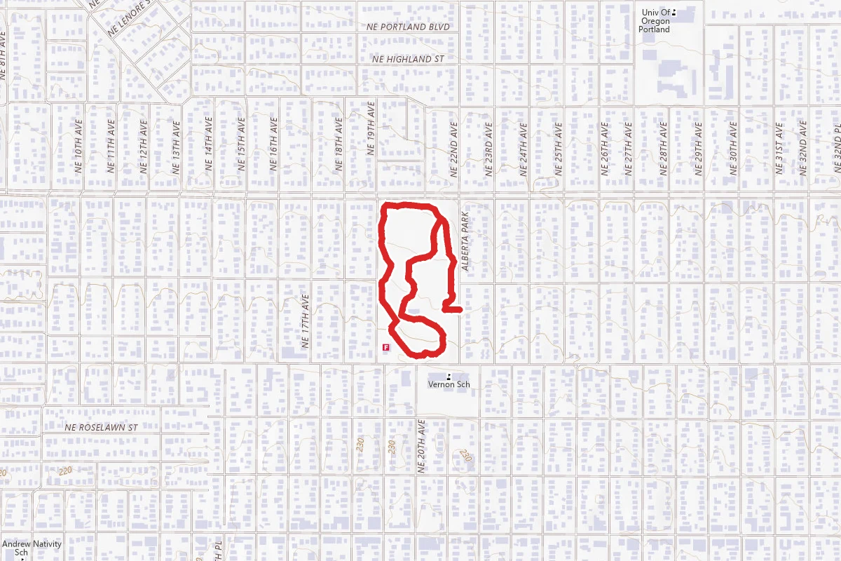 Alberta Park Loop