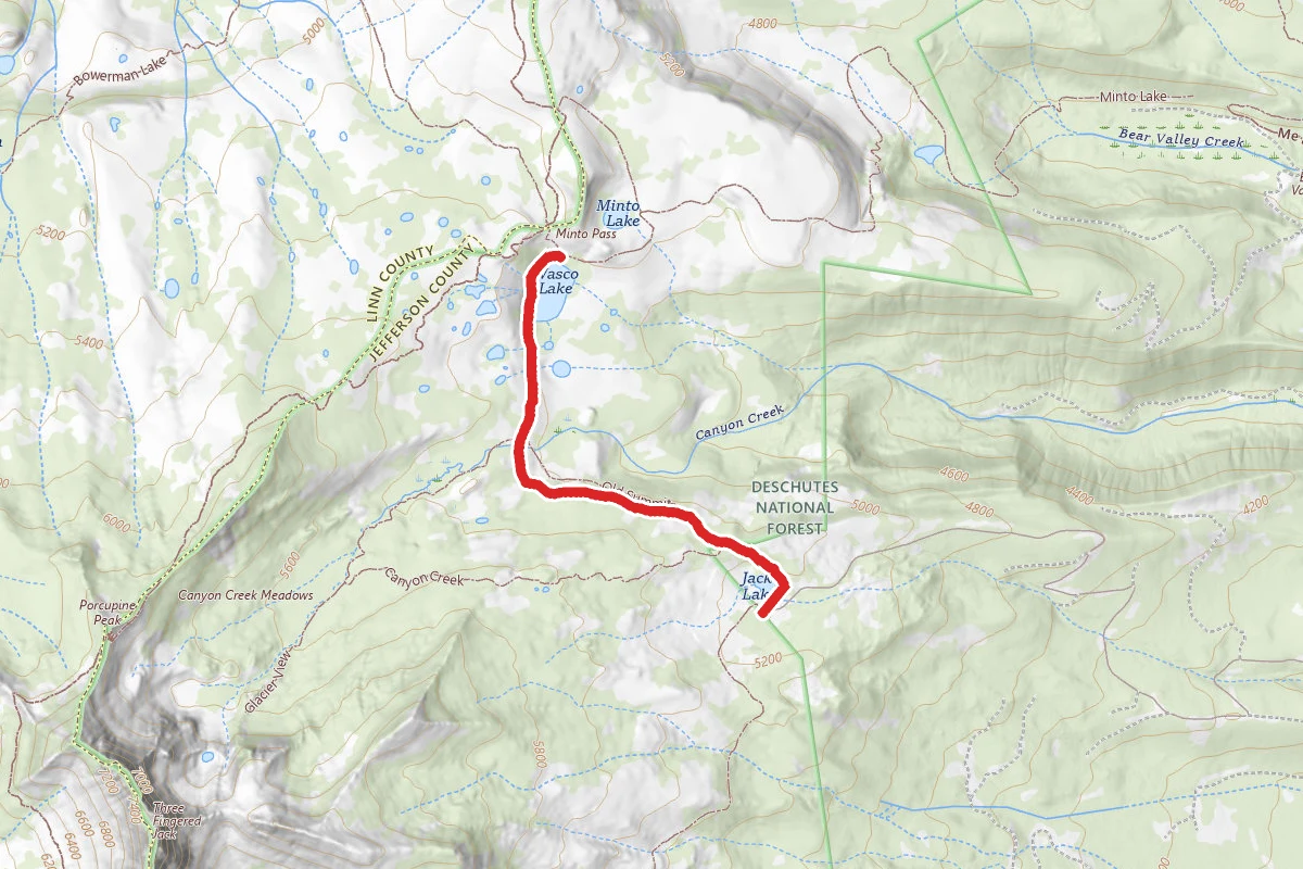 Wasco Lake Trail