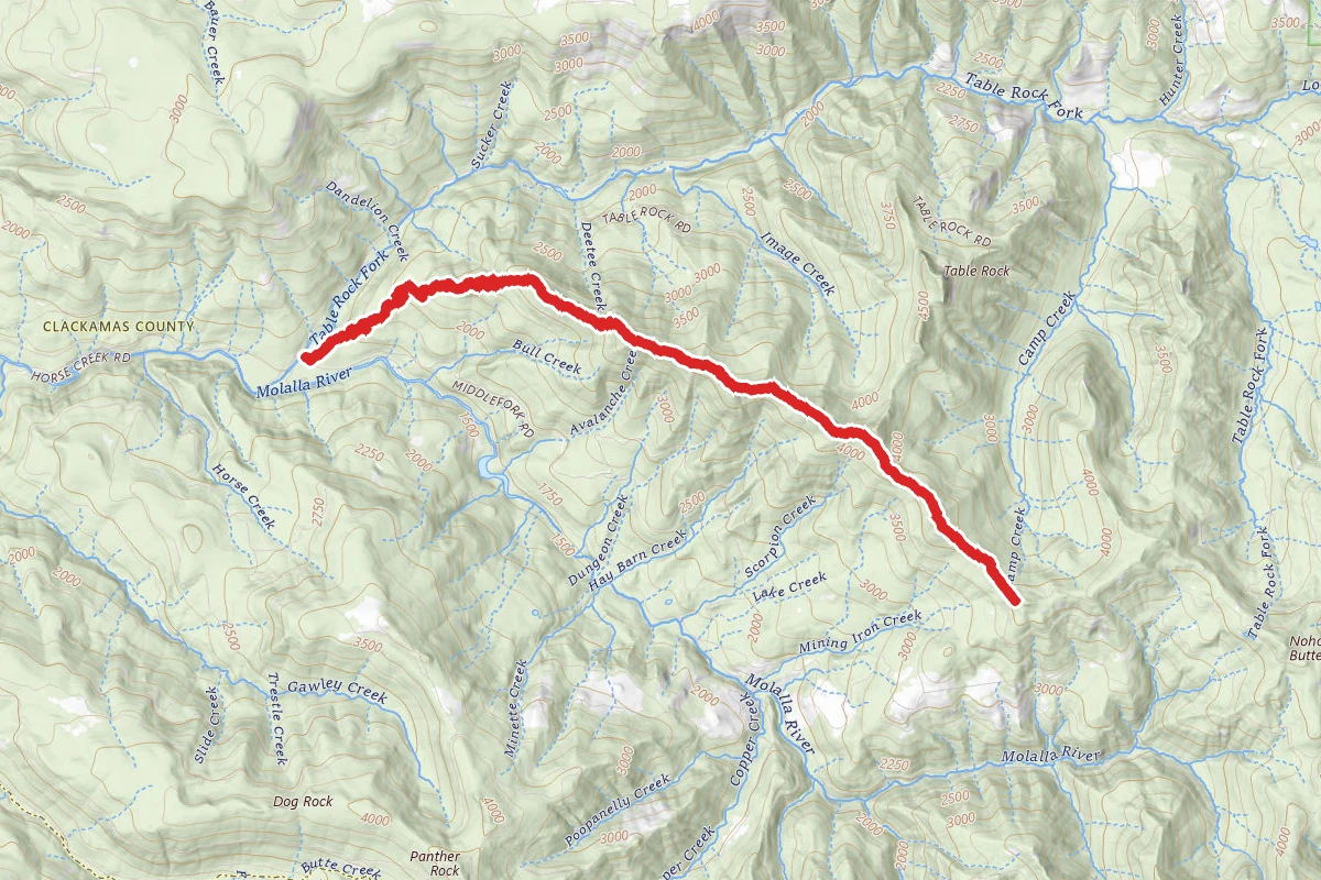 Pechuck Lookout via High Ridge Trail