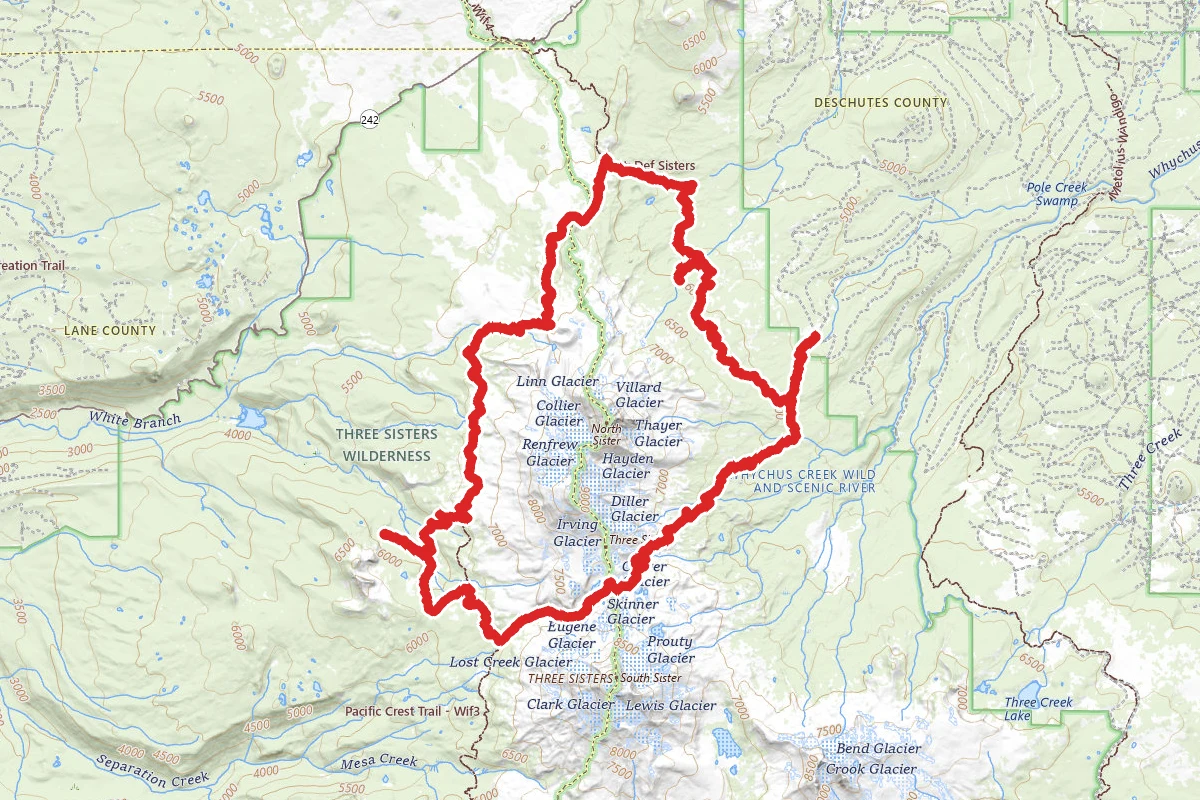 Northern Three Sisters Loop Trail