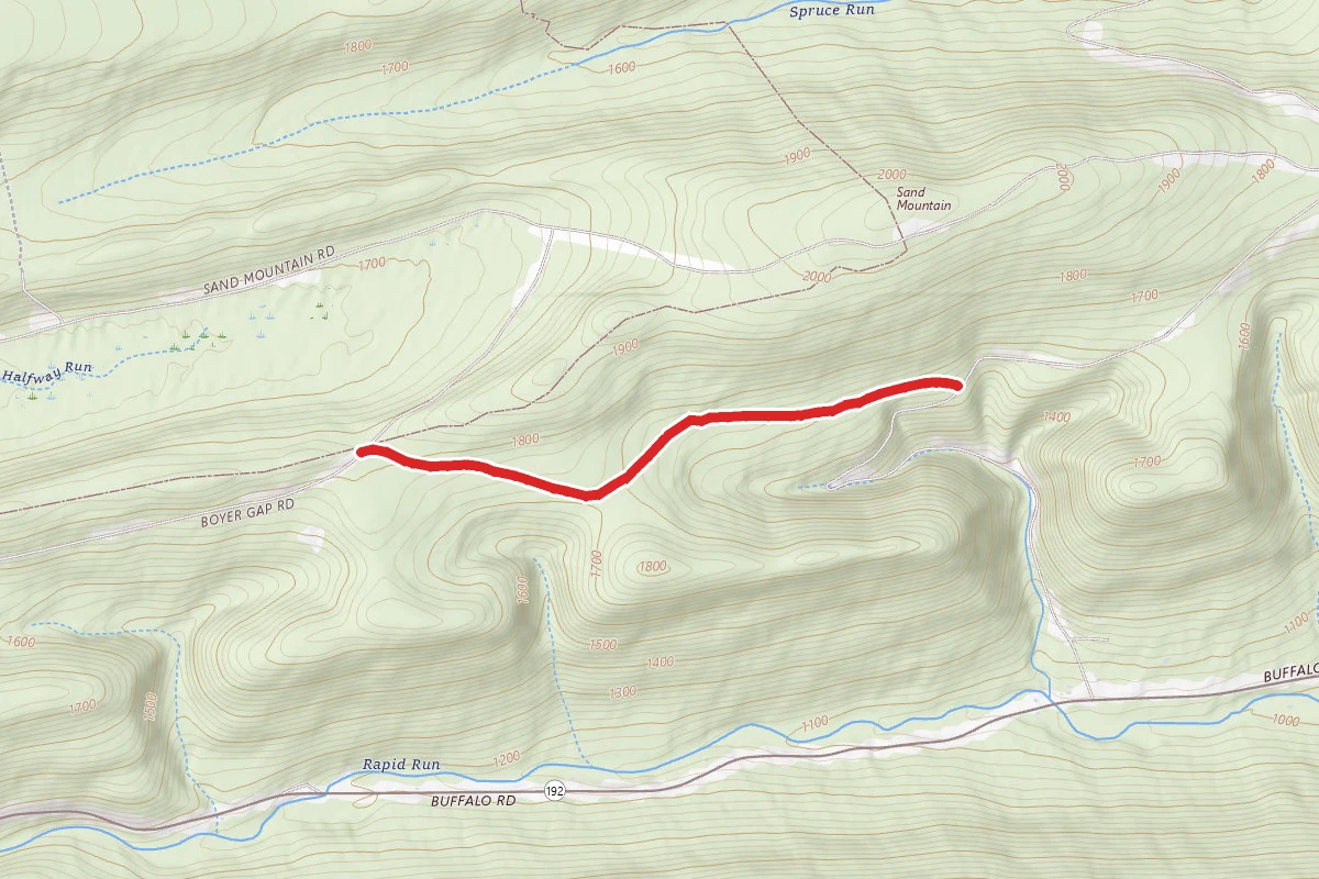 Bake Oven Trail Via Mid State Trail