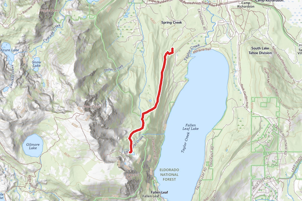 Floating Island & Cathedral Lakes Trail