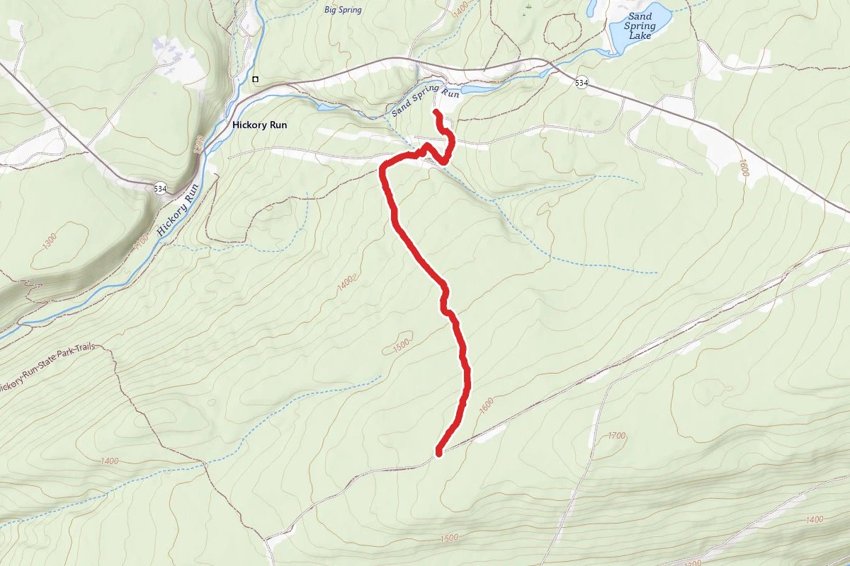 Hickory Run Blue Trail