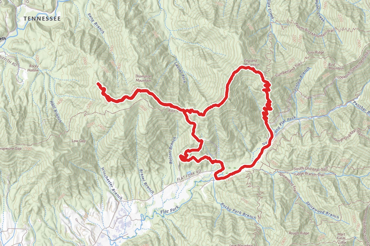 Thompson and England Mountain Loop