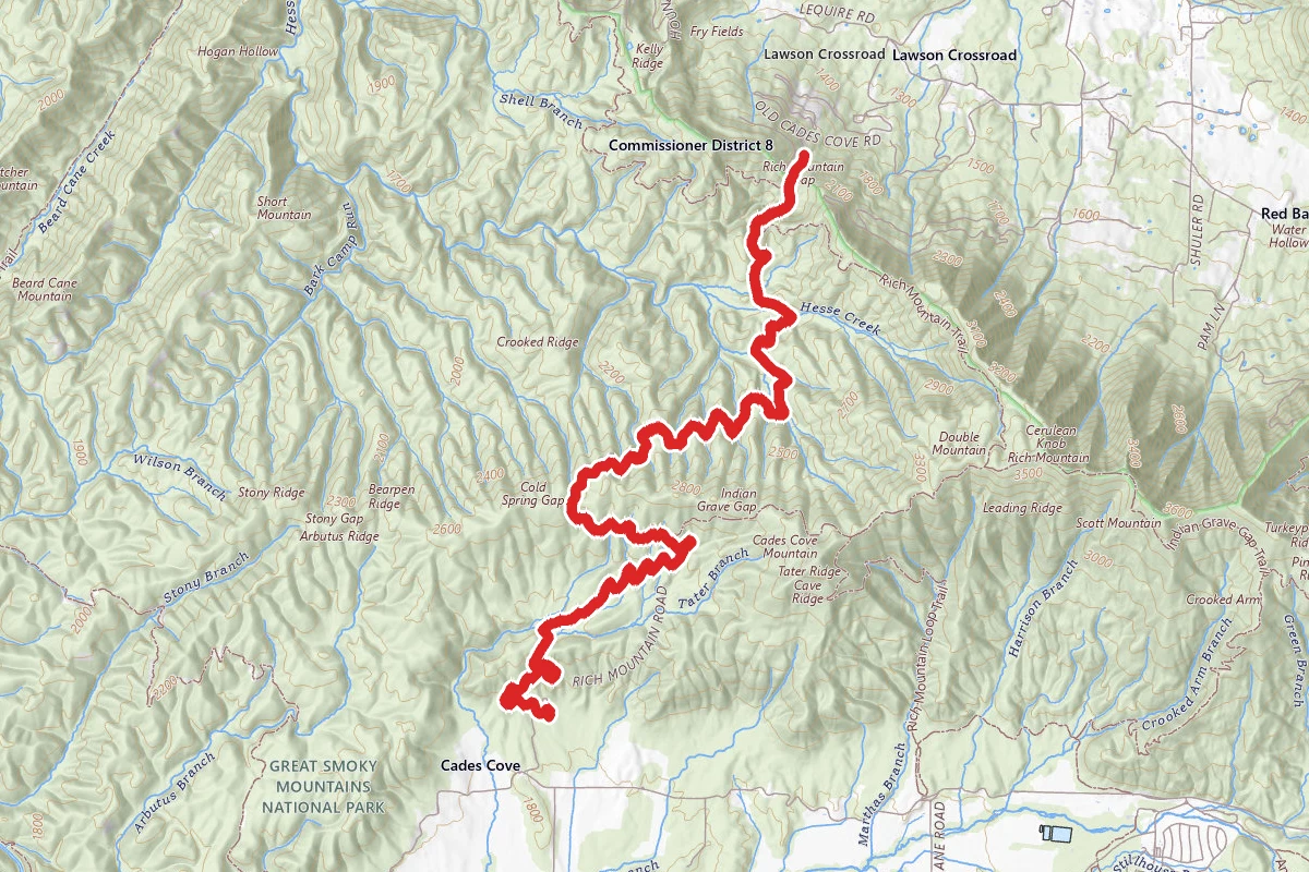 Rich Mountain OHV Trail
