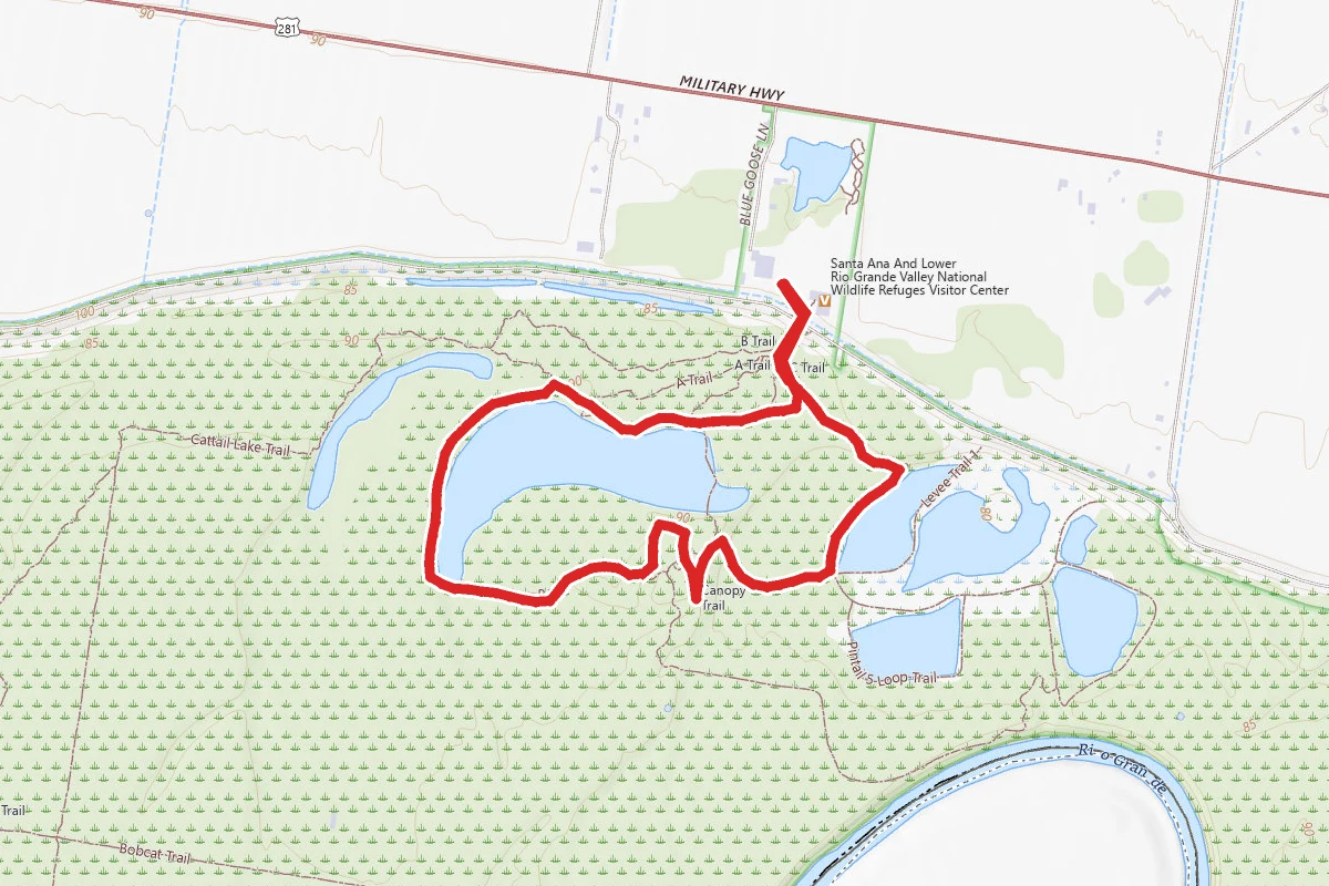 Santa Ana North Lake Loop Trail
