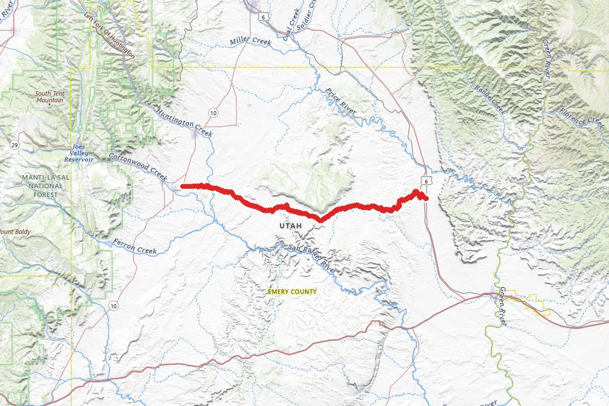 Green River Cutoff Trail OHV Trail
