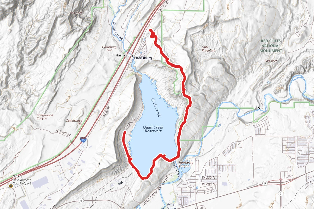 Quail Creek Reservoir Overlook