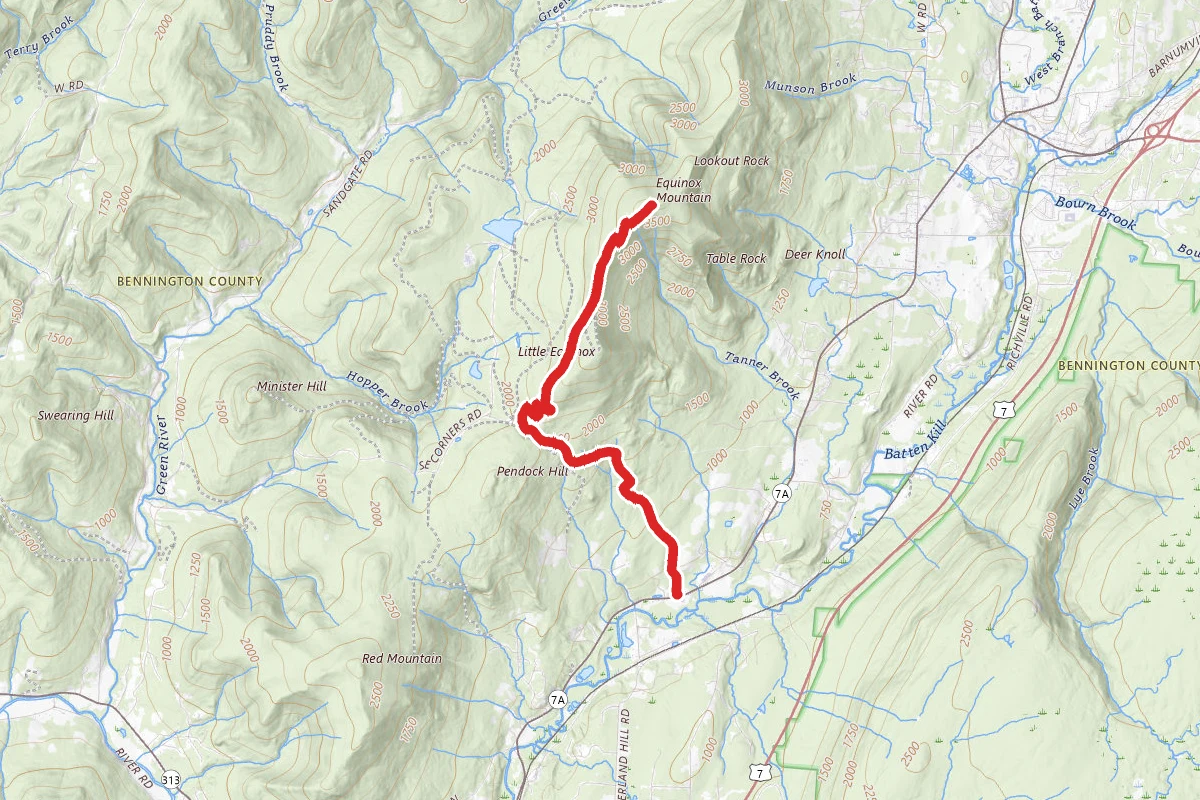 Equinox Mountain via Skyline Drive