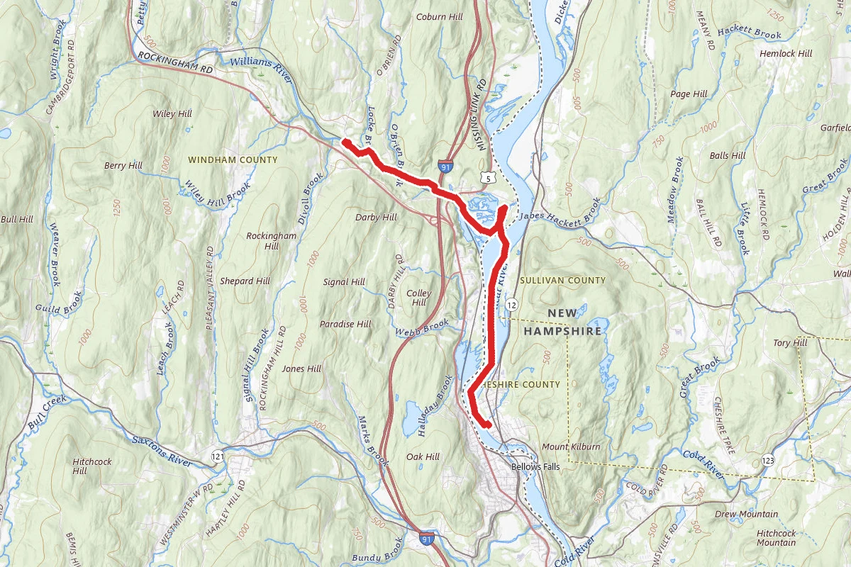 Williams River, Herricks Cove, and Connecticut River - Southern Section