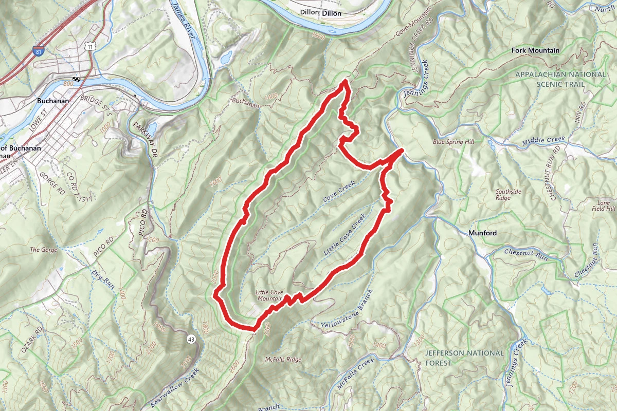 Little Cove Mountain Trail