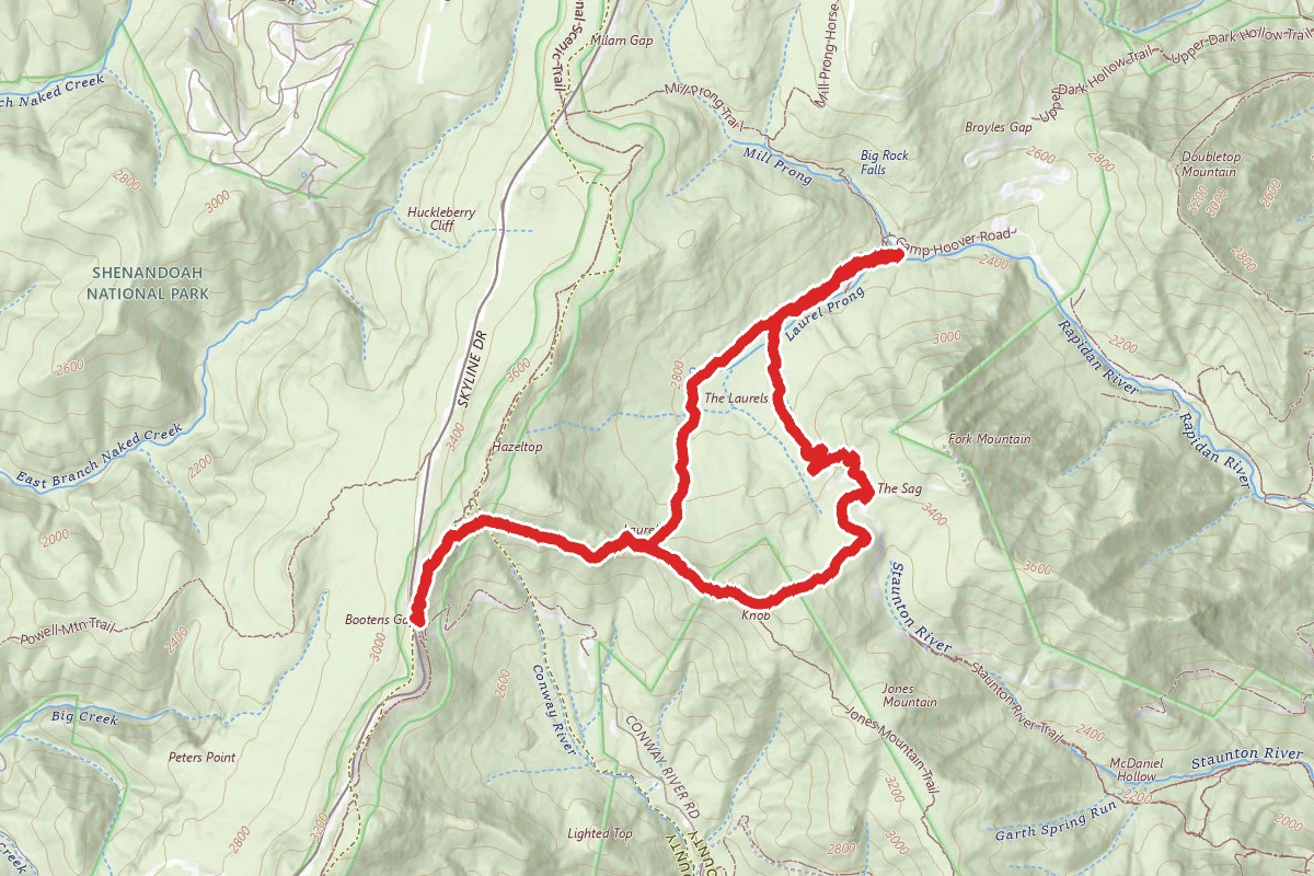 Jones Mountain and Fork Mountain Horse Trail