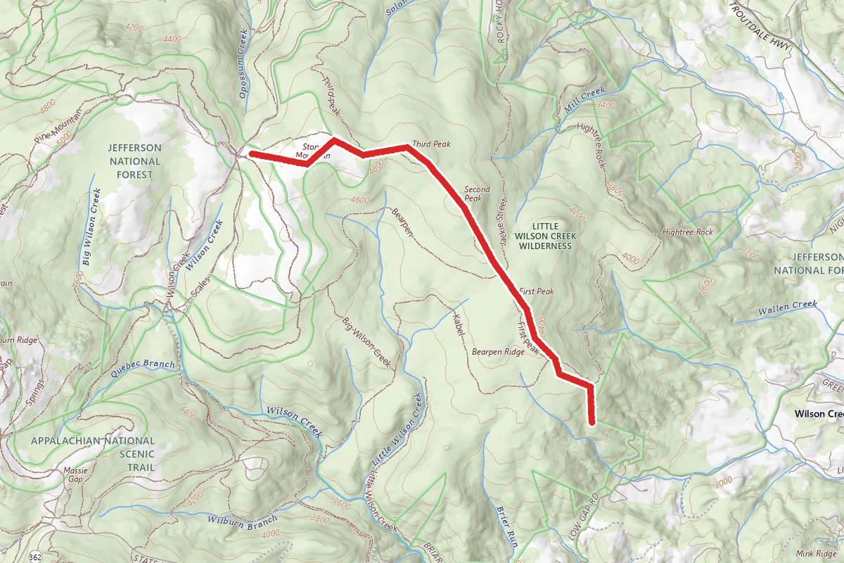 First Peak Trail