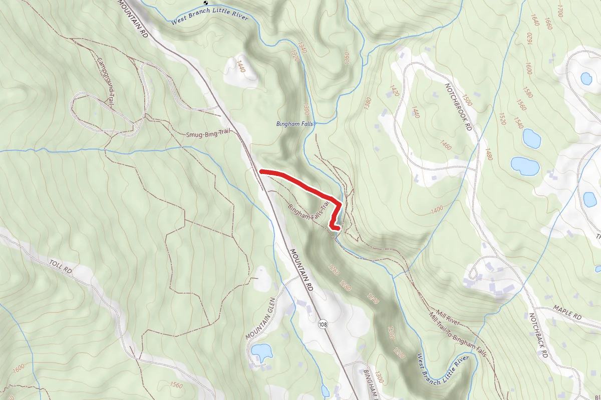 Bingham Falls Trail