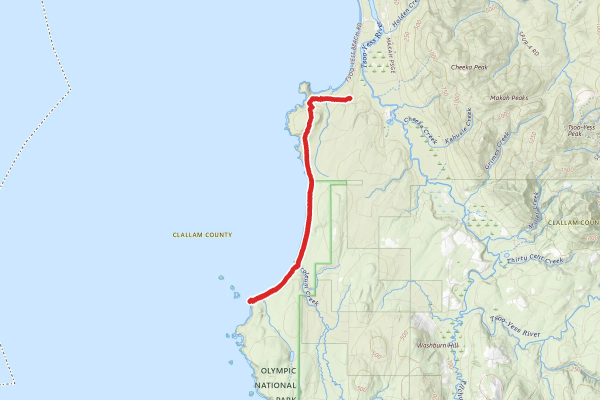 Shi Shi Beach Trail to Arches