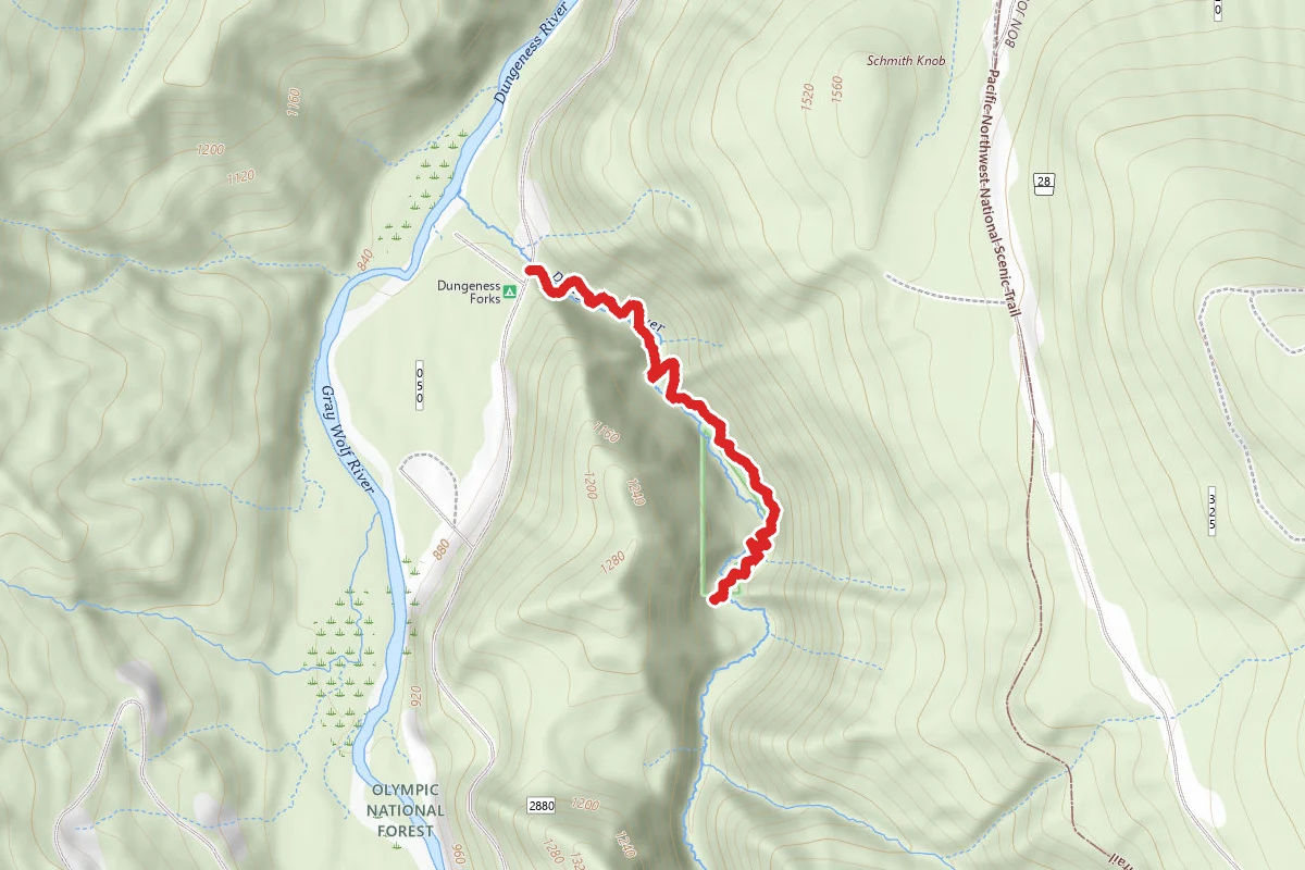 Dungeness Forks Campground Trail