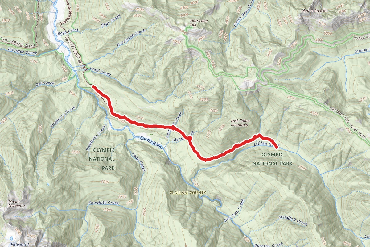 Elwha River and Lillian River Trails