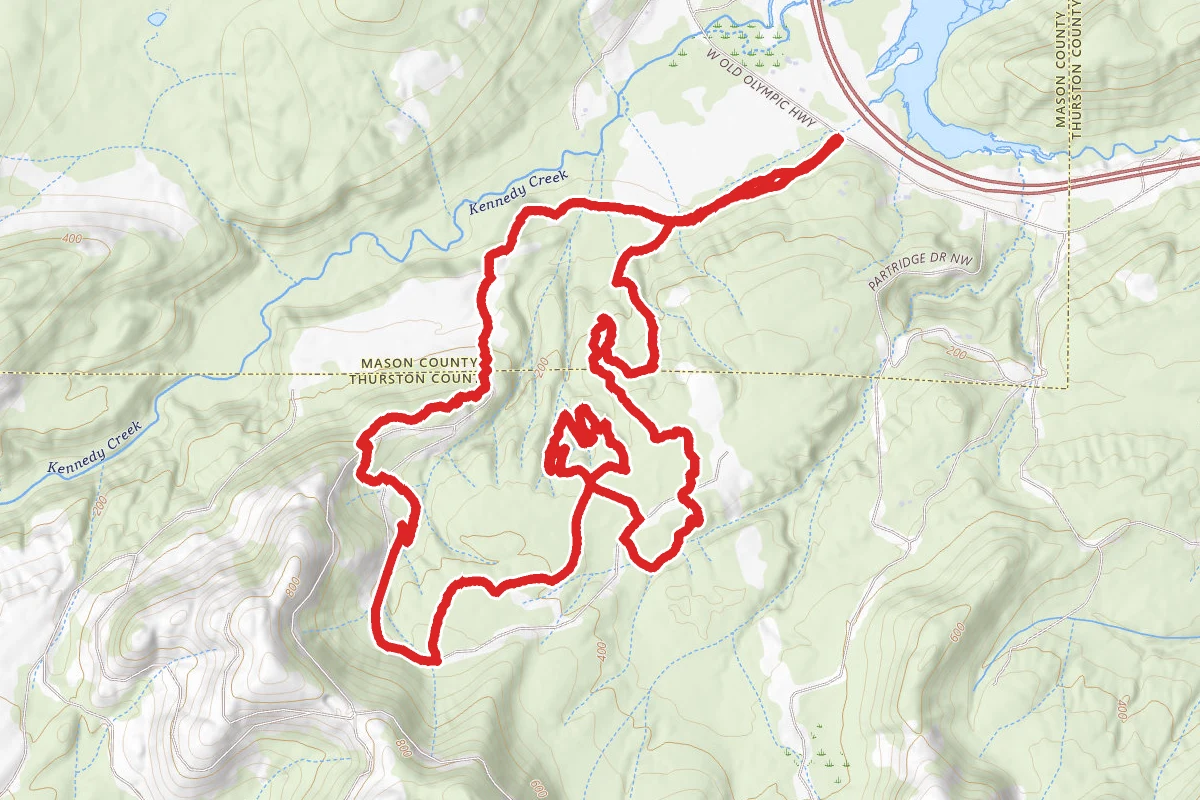 Skull, Pipeline, Valley, Director and Bayview Trail Loop