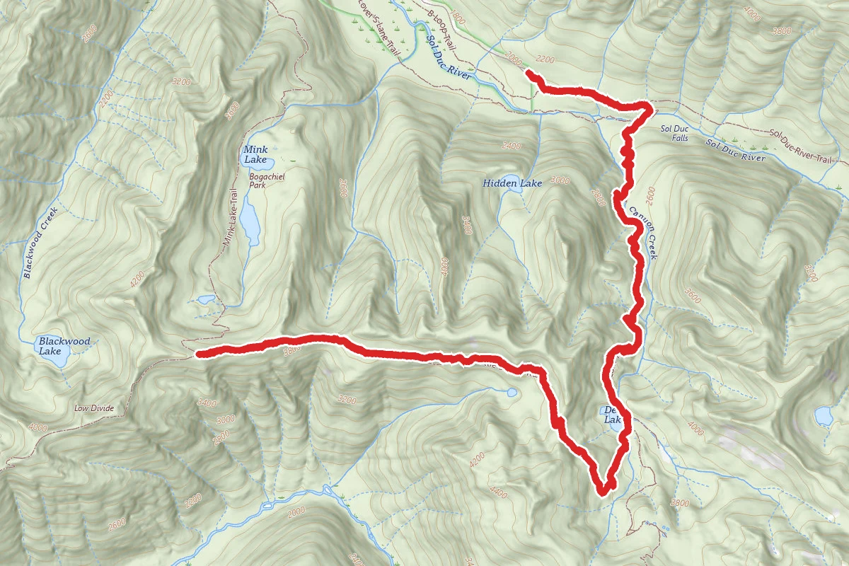 Deer Lake and Little Divide Trail