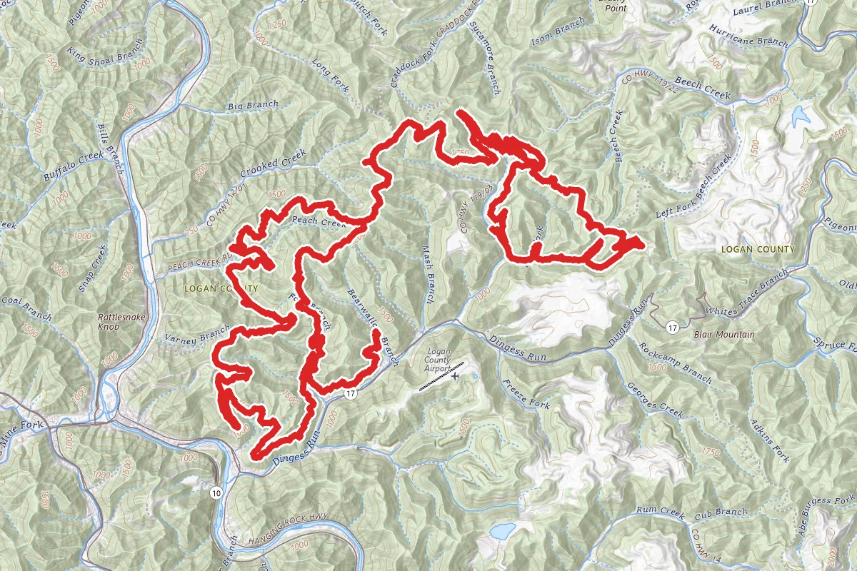 Bear Wallow and Hatfield OHV Trail