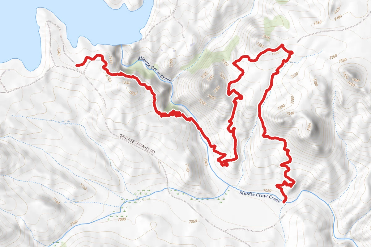 Canyons Trail and Middle Kingdom Trail