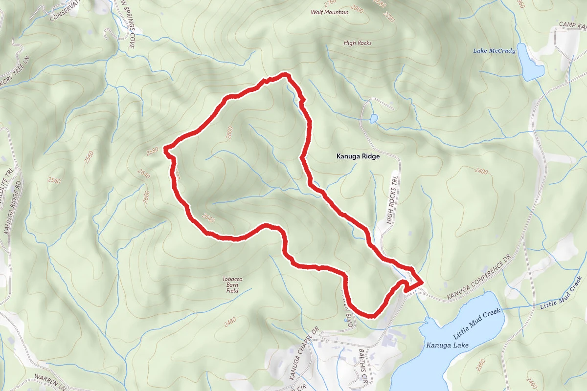 Rufus Morgan Trail to Long Rocks Trail