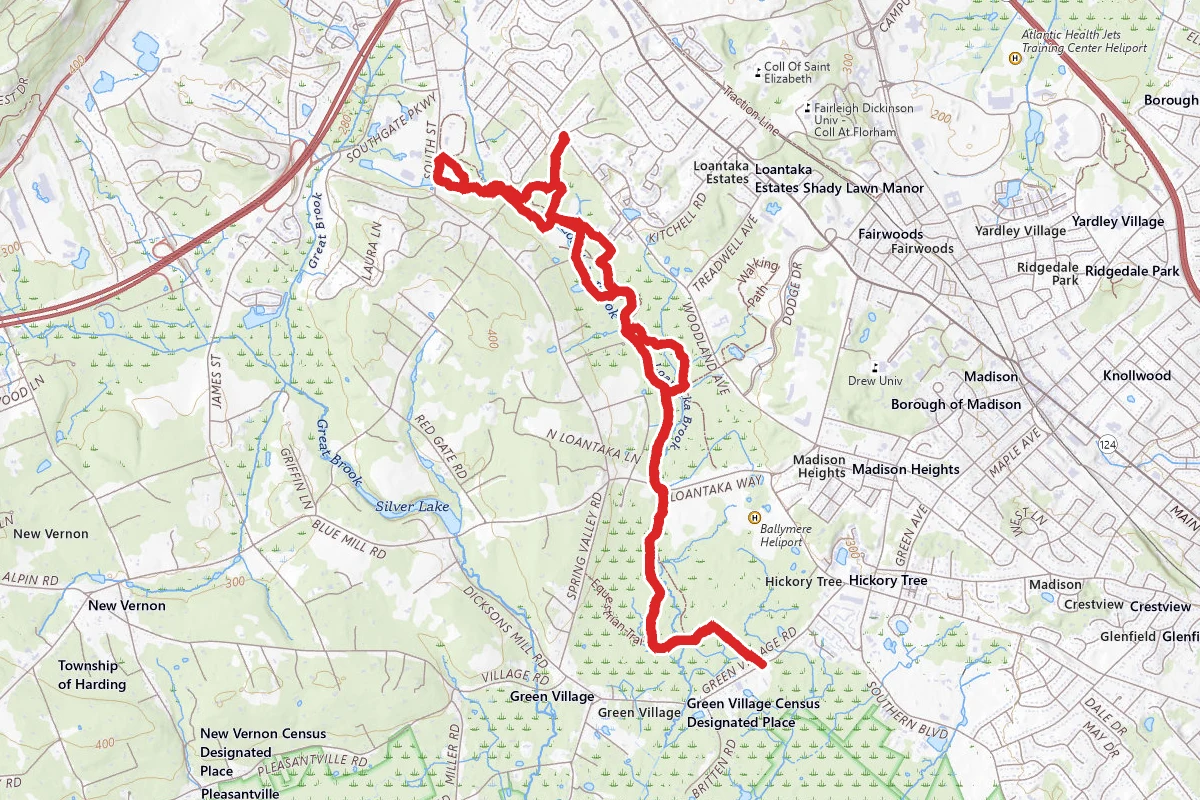 Loantaka Brook Reservation Trail