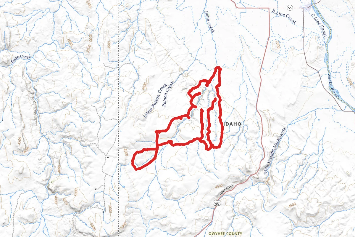 Jump Creek Sands Basin OHV Trail