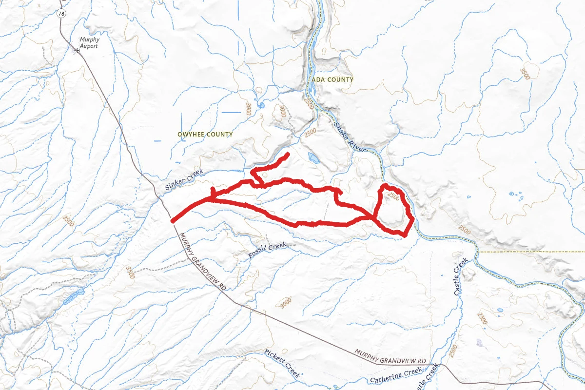 Sinker Creek and Wild Horse Butte OHV Loop