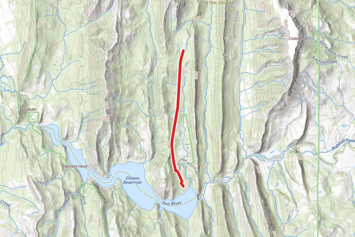 Mortimer Gulch Trail