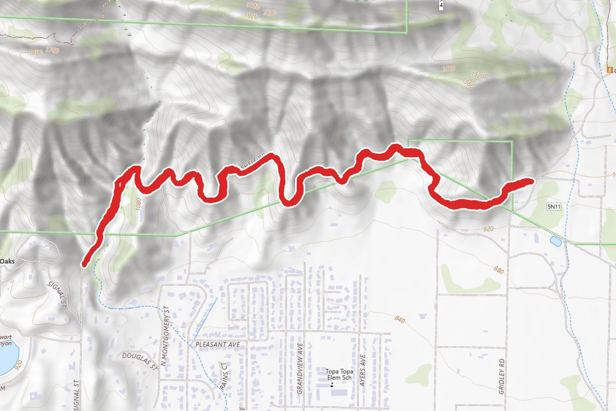 Shelf Road Trail