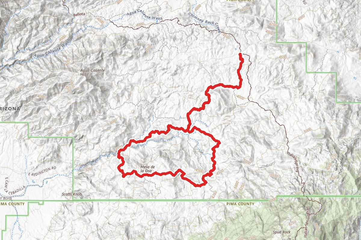 Redington Pass Chiva Falls OHV Loop