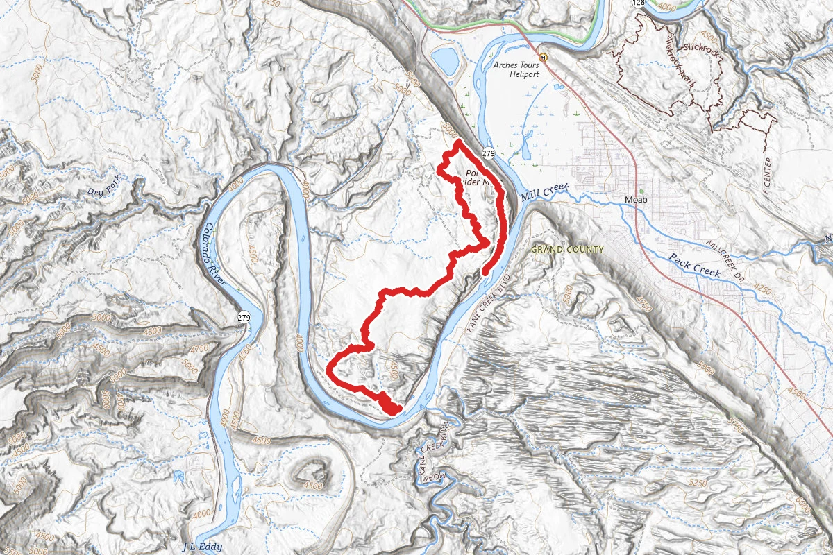 Poison Spider Mesa to Portal Trail