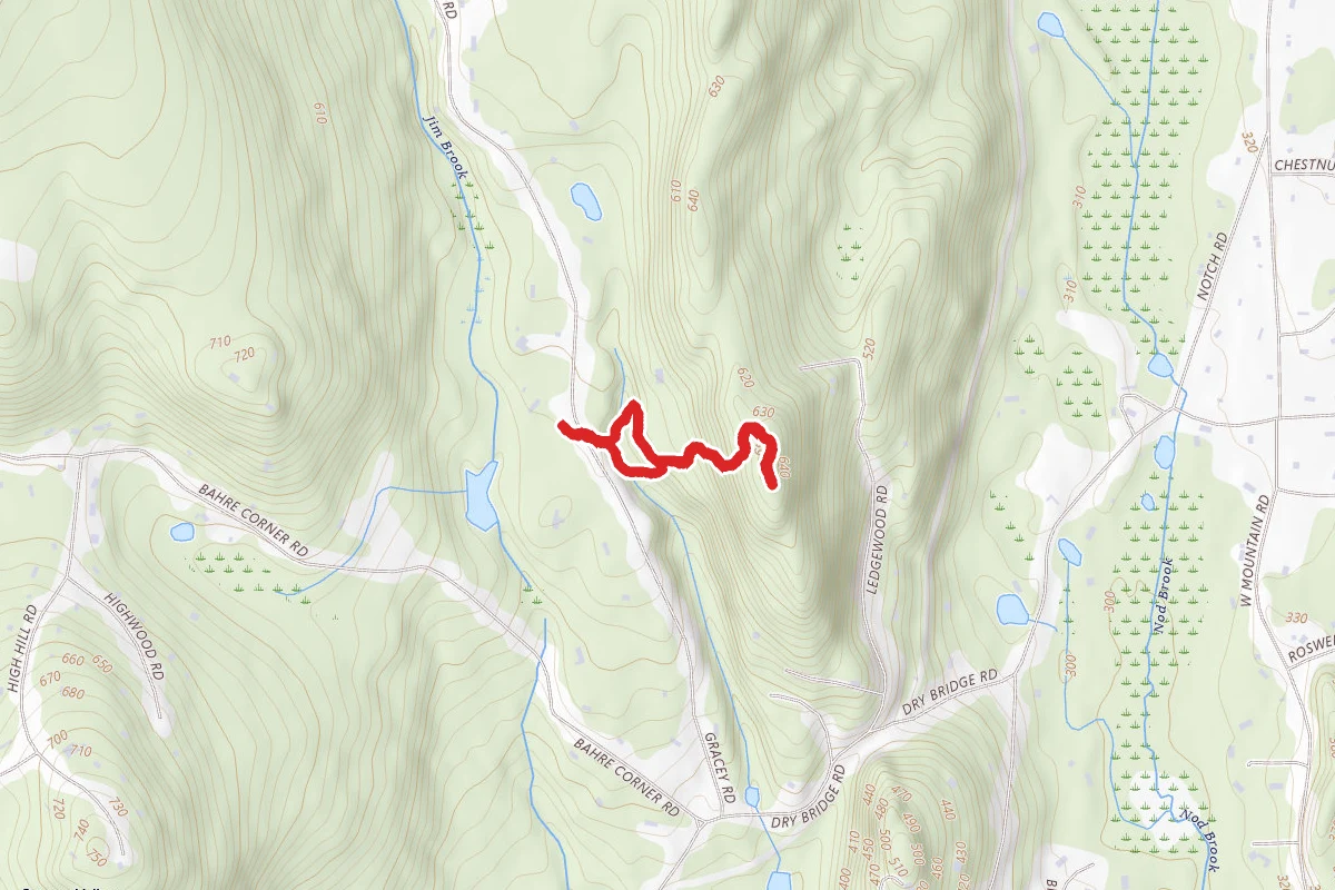 Roaring Brook Orange Trail and Brewster Trail Loop