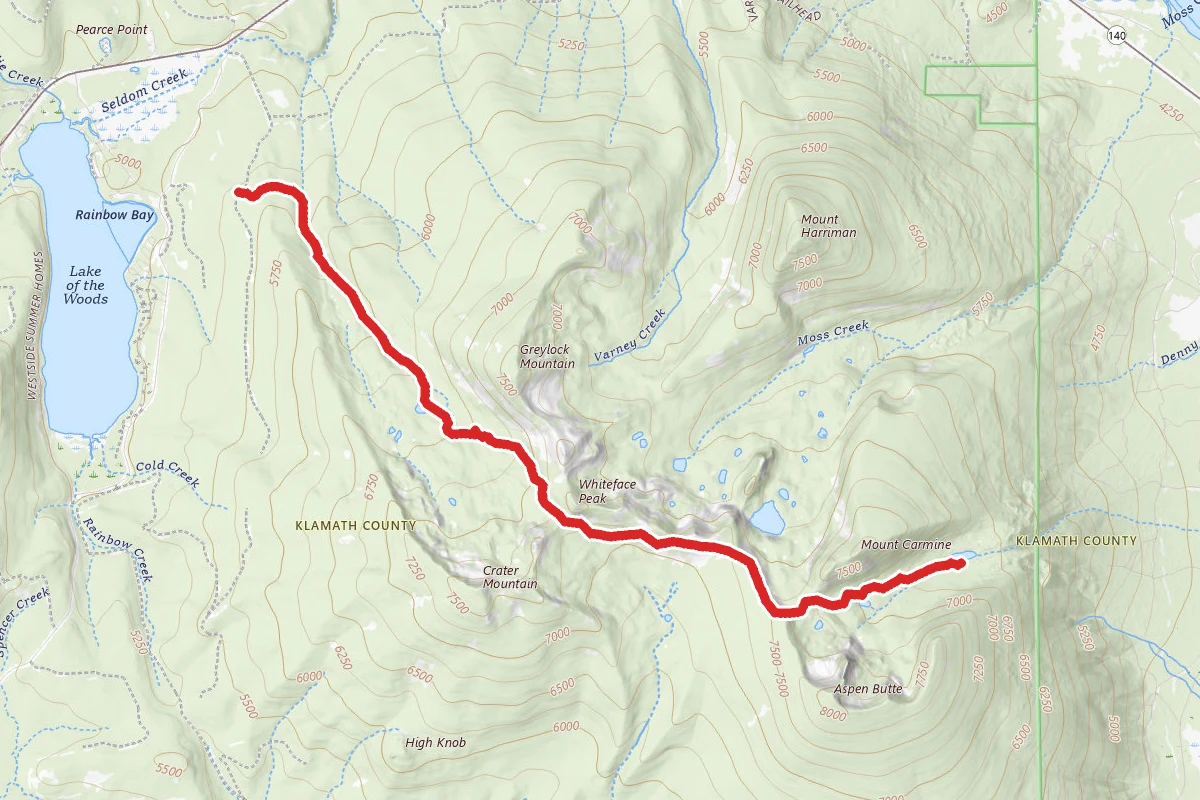 South Pass Lake Trail