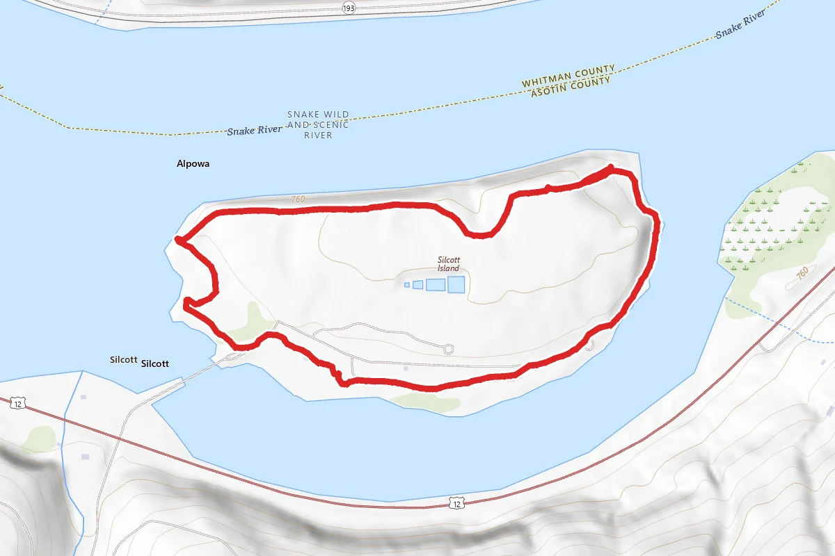 Chief Timothy Park Island Loop Trail
