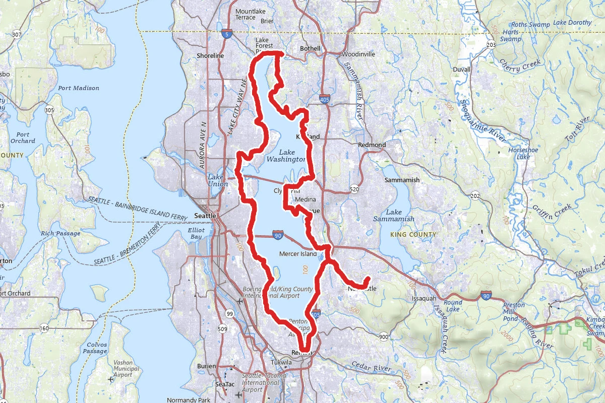 Lake Washington Road Bike Loop