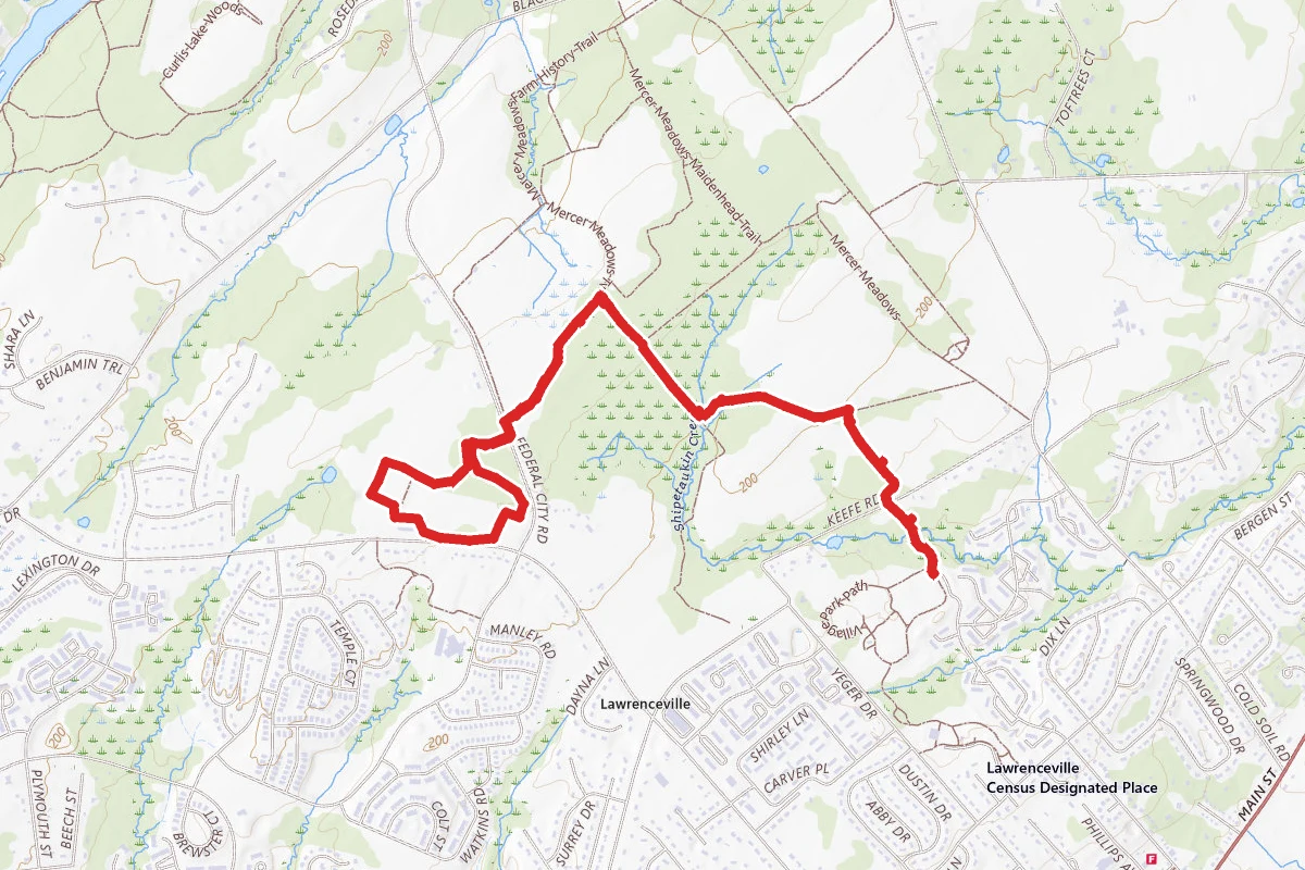 Village Park to Twin Pines Park