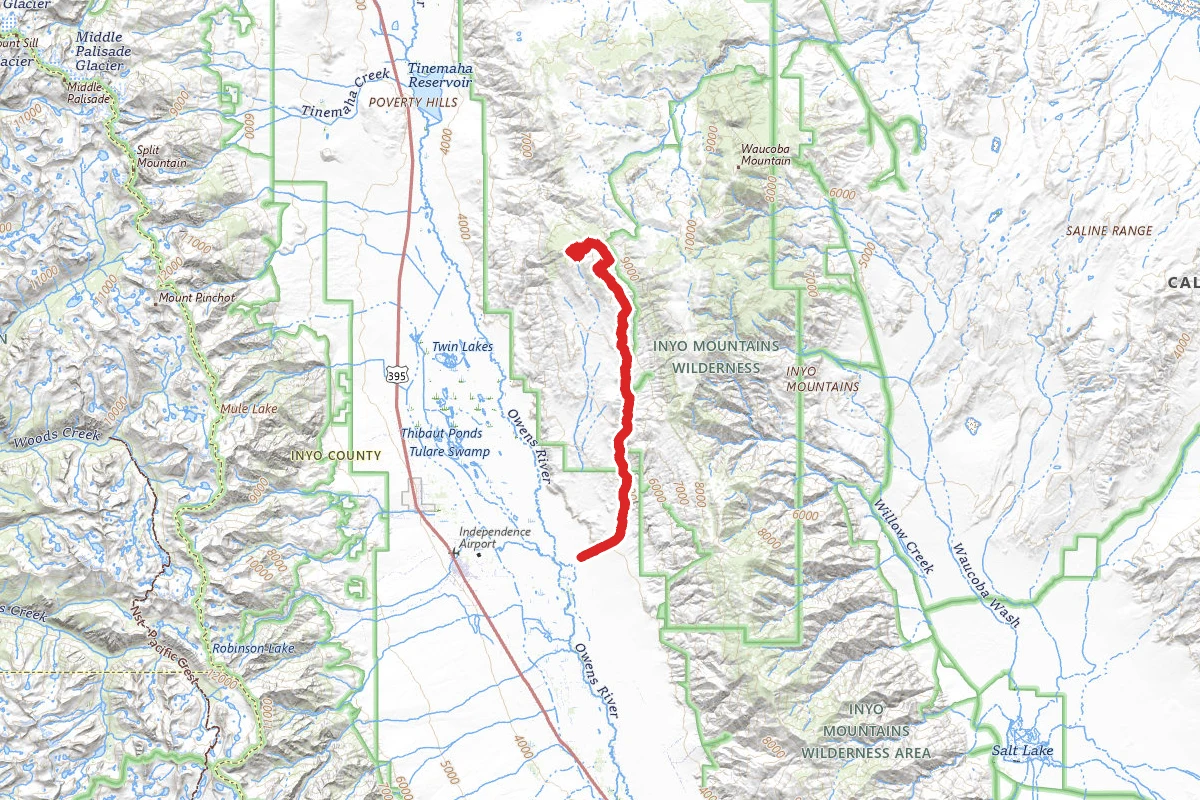 Mazourka Peak via Mazourka Canyon OHV Road