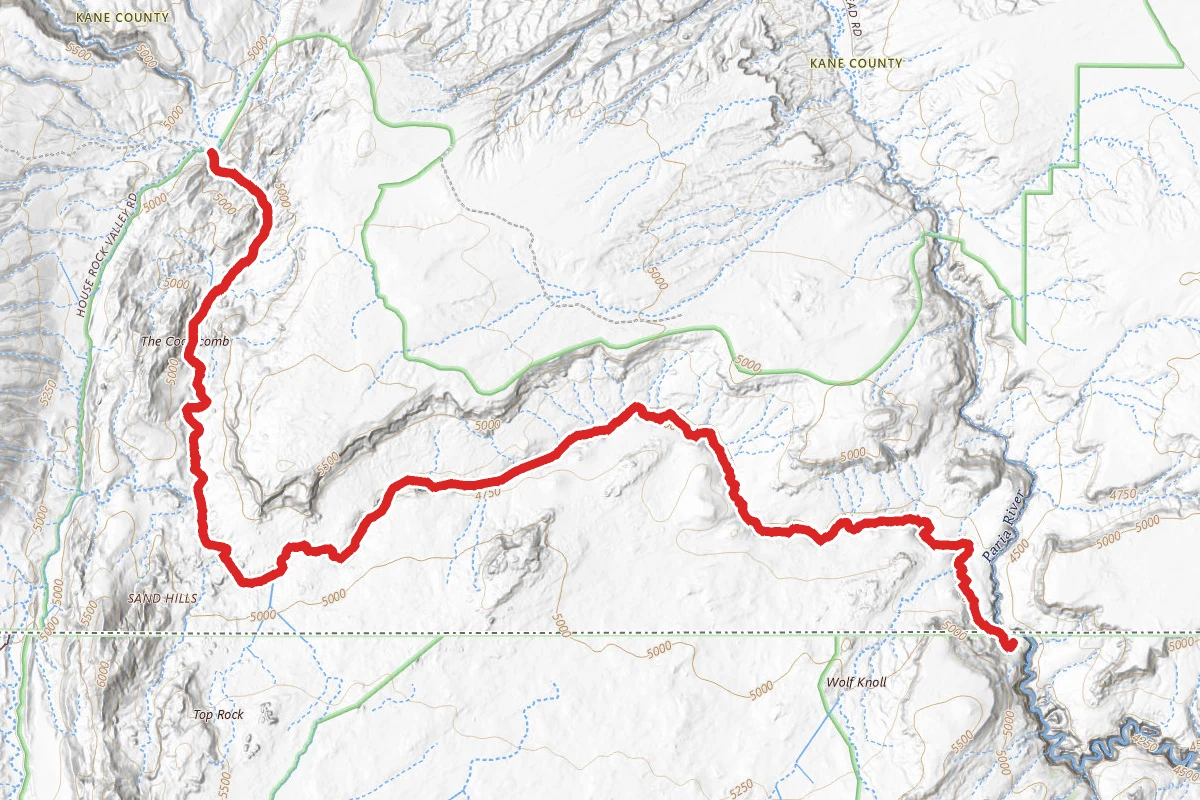 Buckskin Gulch to Paria River