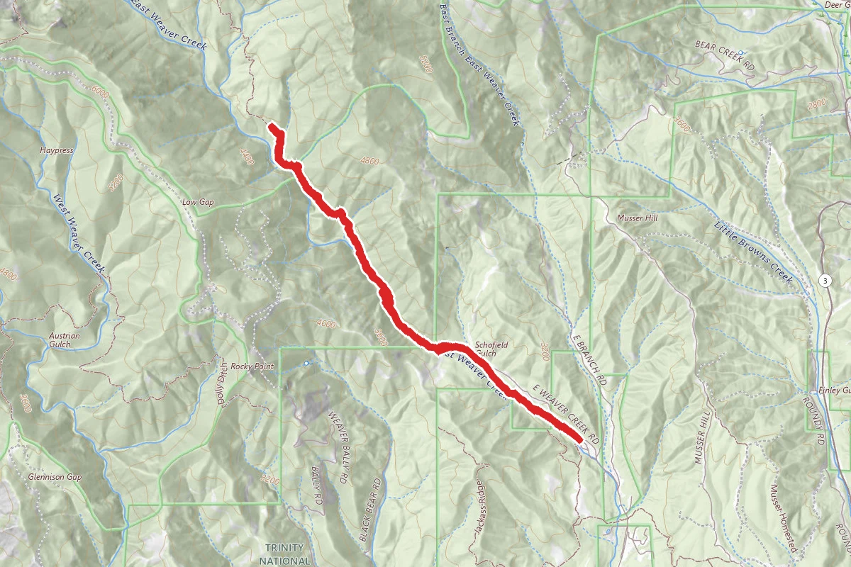 East Weaver Creek Trail