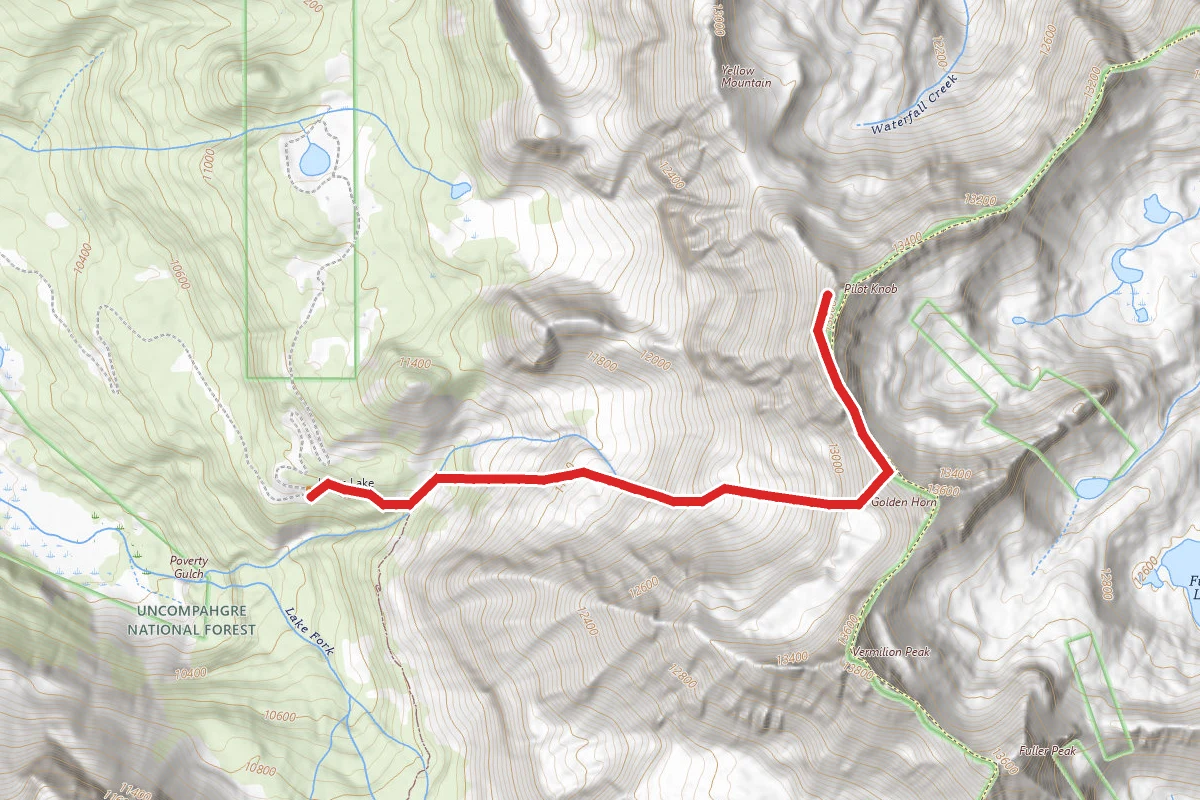 Poverty Gulch Trail to Pilot Knob