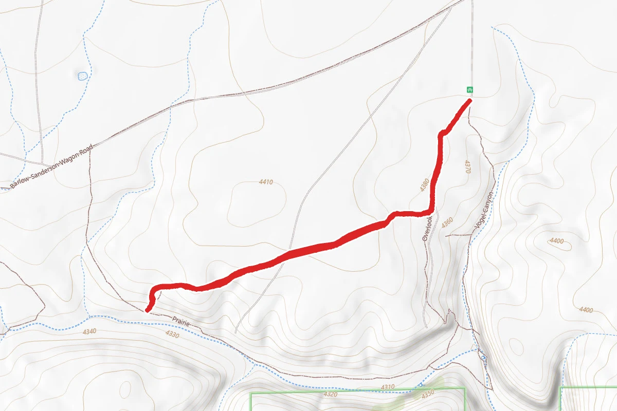 Vogel Canyon - Mesa Trail