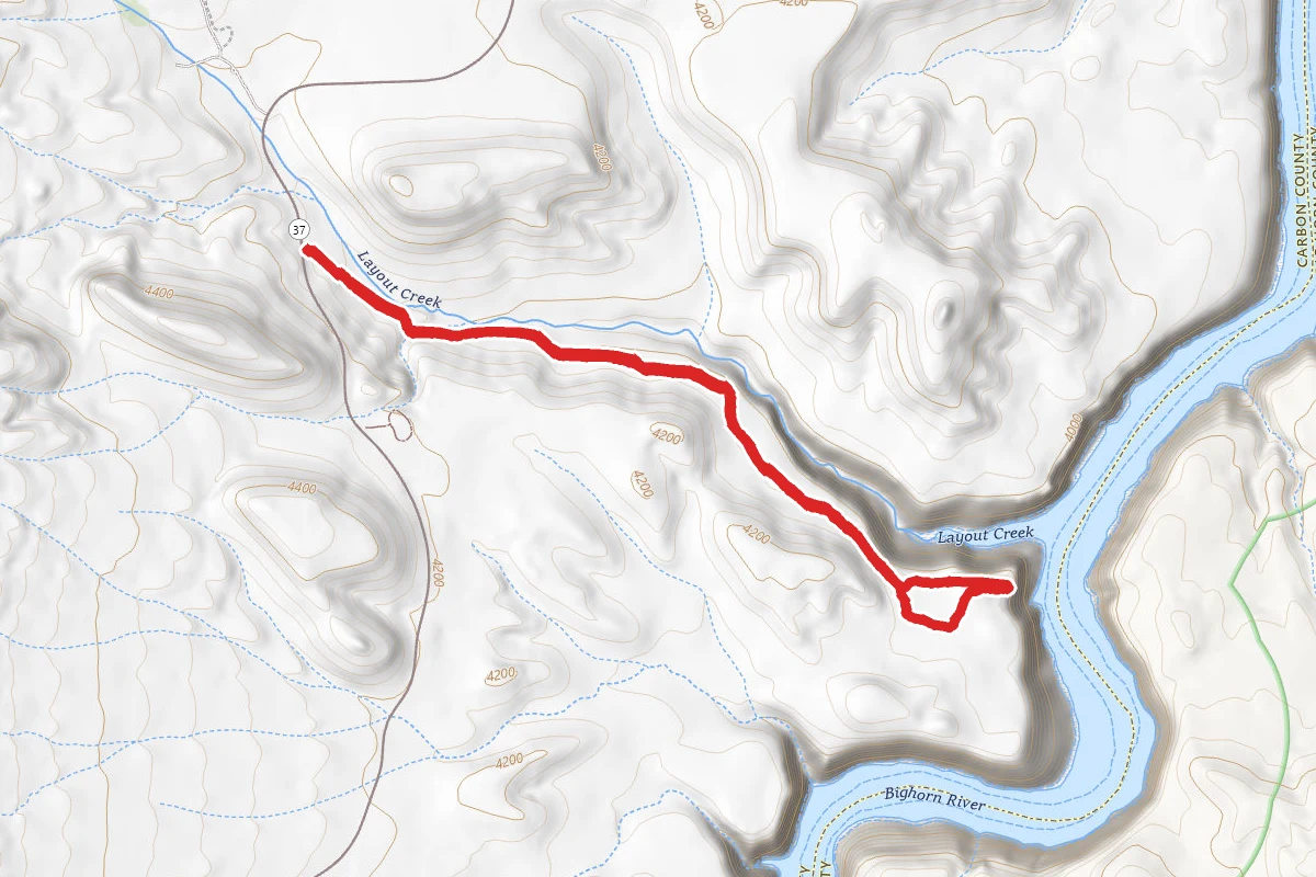 Lower Layout Creek Trail