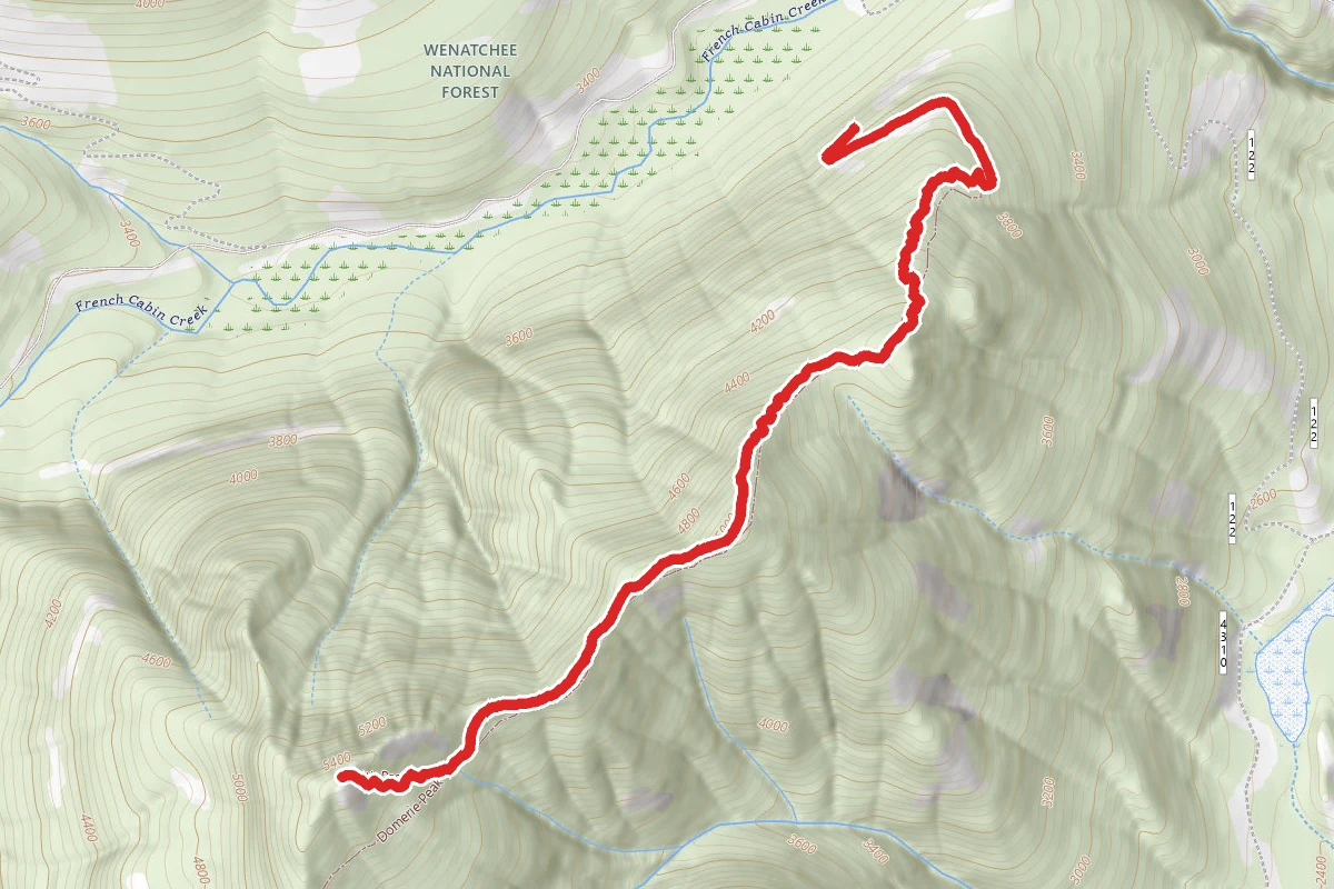 Domerie Ridge Trail and North Peak