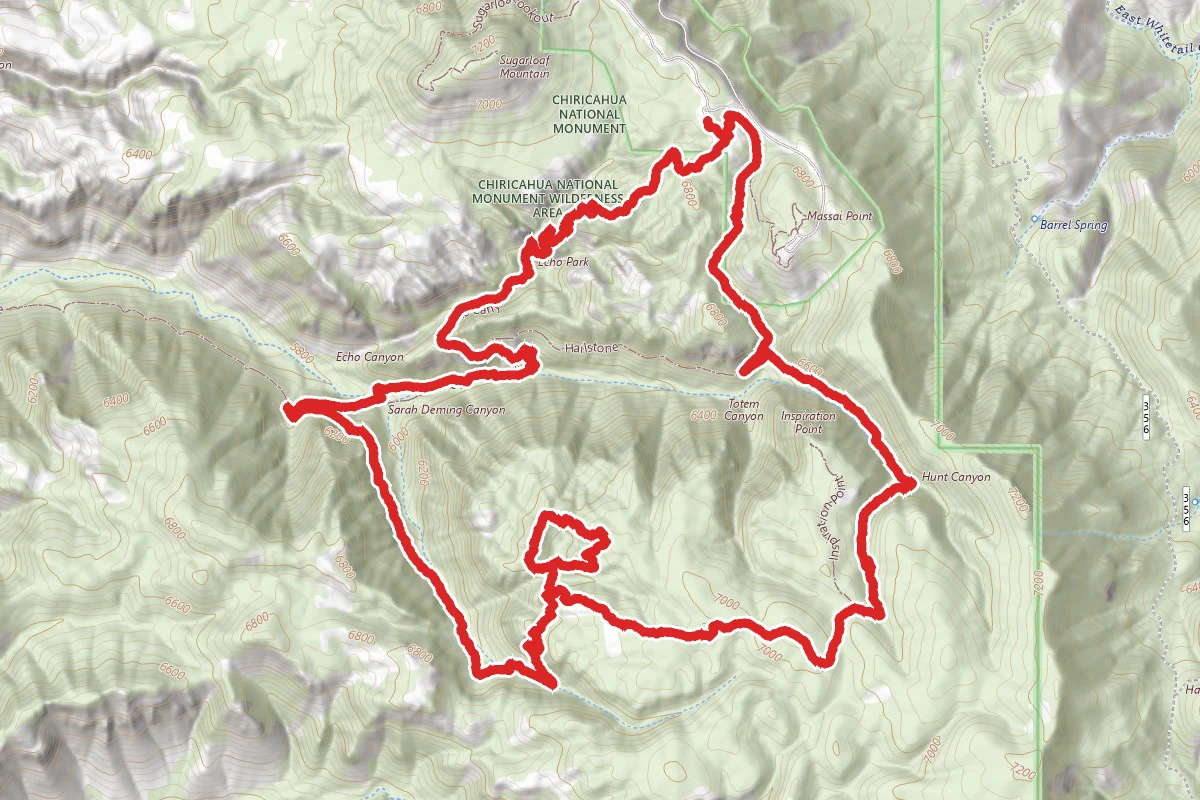 Echo Canyon and Sarah Deming Canyon Loop