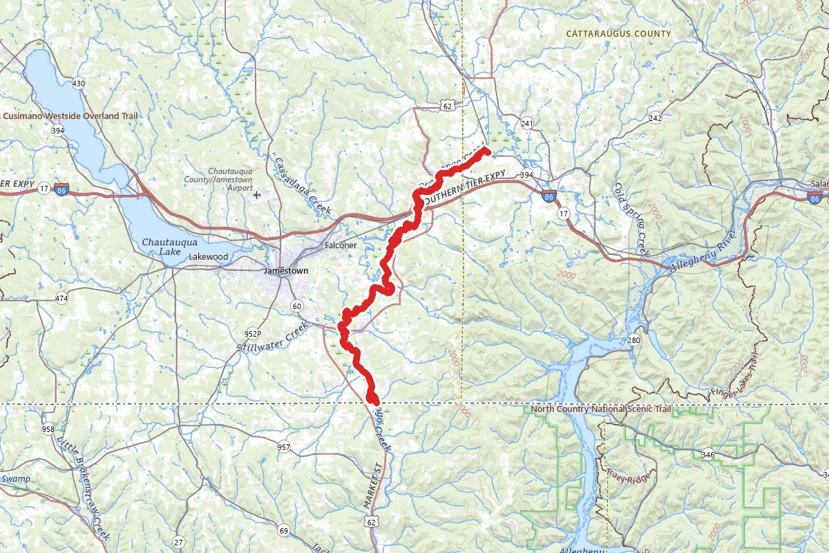Conewango Creek Paddle Route